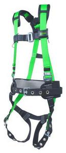 Honeywell Safety Products Green L/XL Size Construction Harness in Green and Black 