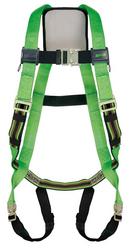 Miller Fall Protection Green Vest Style Back Padding Body Harness 