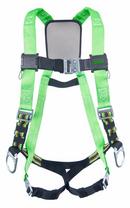 Miller Fall Protection Green Vest Style Back Padding Body Harness 