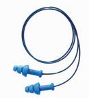 25 dB Plastic Reusable Ear Plugs in Blue