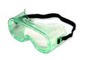 Impact Protection Direct Vent Safety Goggles in Green Frame with Clear Lens