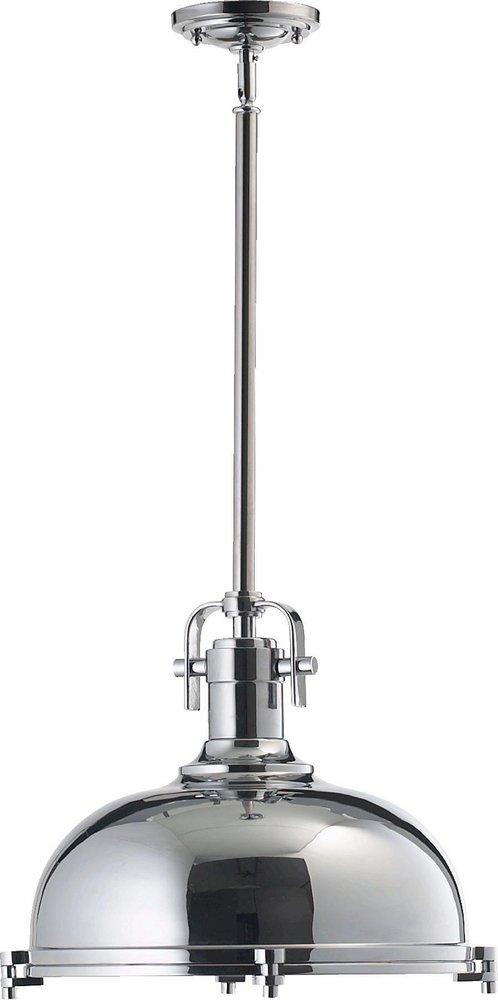 Quorum International Chrome 1-Light Pendant 