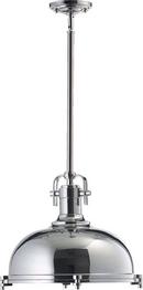 Quorum International Chrome 1-Light Pendant 