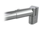 Wingits&reg; Satin 60 in. Stainless Steel Shower Rod 