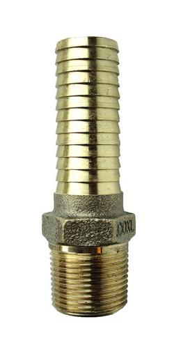 1 in. Barbed x MIPS Cast Bronze Hex Adapter