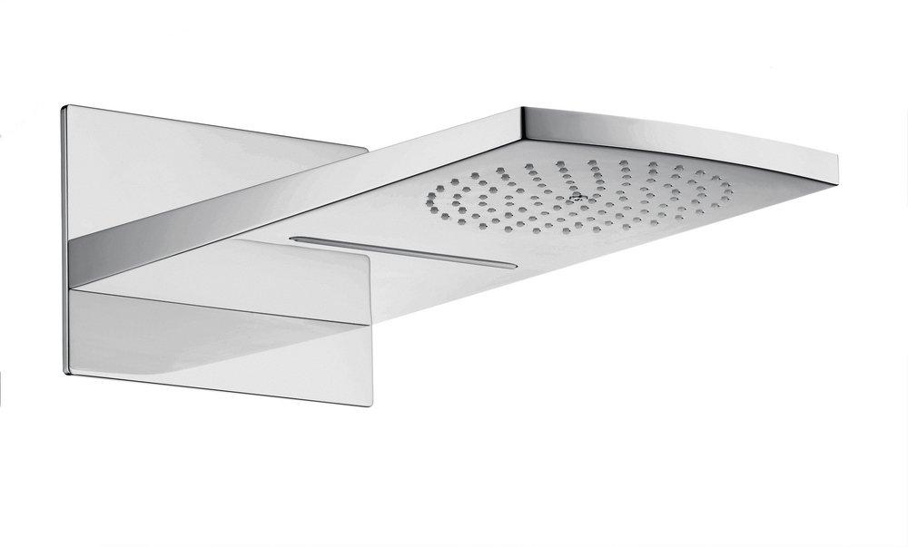 Hansgrohe Polished Chrome Dual Function RainAir and Rainflow Waterfall Showerhead 