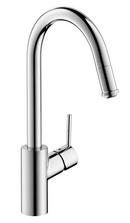 Hansgrohe Polished Chrome Single Handle Pull Down Kitchen Faucet 