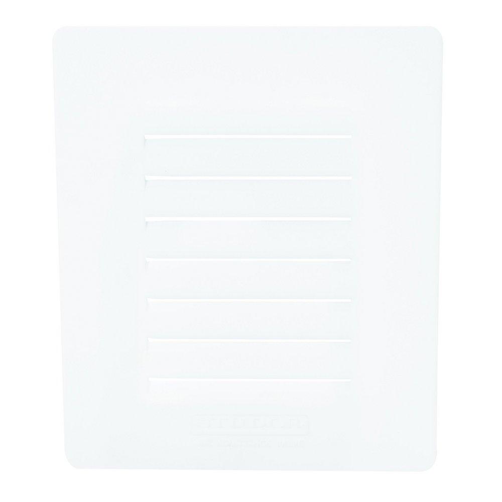 STUDOR® White Air Admittance Valve Access Box and Grille Only Low Profile 