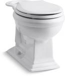 Round Toilet Bowl in White