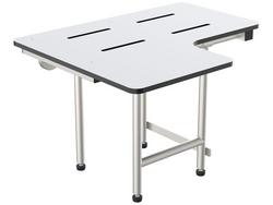 Shower Seat in White