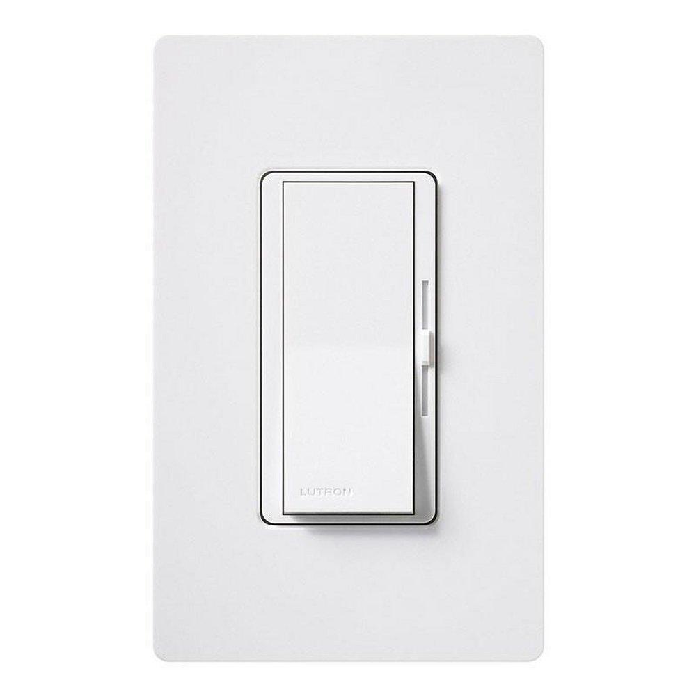 Lutron Electronics White 150W LED Dimmer 