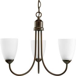 3 Light 100W Chandelier Antique Bronze