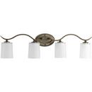 Progress Lighting Antique Bronze 4 Light 100W Vanity Light Fixture 