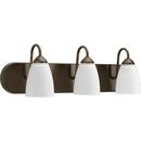 100W 3-Light Vanity Light Fixture in Antique Bronze