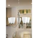 Progress Lighting Brushed Nickel 5 Light 100W Chandelier 