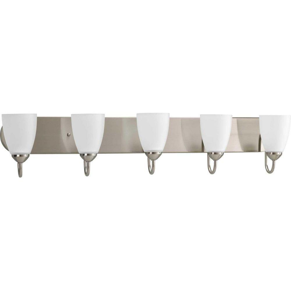 Progress Lighting Brushed Nickel 100W 5-Light Medium Base Bracket 