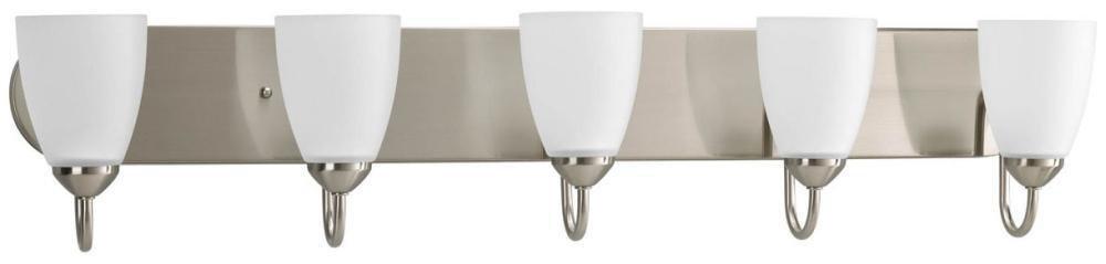 Progress Lighting Brushed Nickel 100W 5-Light Medium Base Bracket 