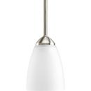 Progress Lighting Brushed Nickel 1 Light 100W Pendant 