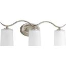 Progress Lighting Brushed Nickel 100W 3-Light Medium Bracket Fixture 
