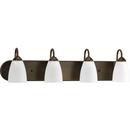 Progress Lighting Antique Bronze 30 in. 100W 4-Light Bath Light 