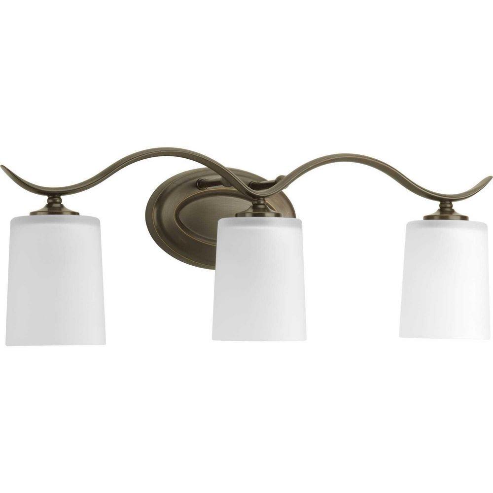 Progress Lighting Antique Bronze 100W 3-Light Medium Bracket Fixture 
