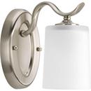 Progress Lighting Brushed Nickel 100W 1-Light Bath Fixture 
