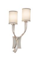 Corbett Lighting Silver Leaf 60 W 2-Light Right Candelabra Sconce 