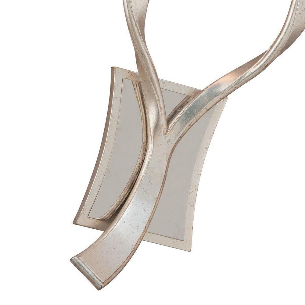 Corbett Lighting Silver Leaf 60 W 2-Light Right Candelabra Sconce 