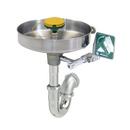 Haws&reg; Chrome Stainless Steel Wall Mount Eye and Face Wash Bowl 