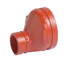 Victaulic Orange 7 in. Grooved 800 psi Orange Enamel and Painted Ductile Iron Eccentric Reducer 