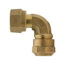 1 in. Pack Joint x Female Threaded and Swivel Nut Brass 1/4 Bend Coupling
