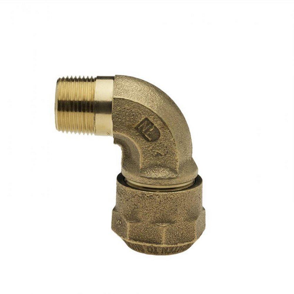 Mueller Company Pack Joint x MIPT Brass Straight Coupling 
