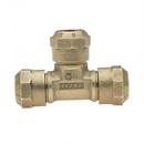 Mueller Company CTS Compression x MIPT Water Service Brass Tee 