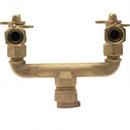 1 x 3/4 x 3/4 in. Pack Joint x MIPT Water Service Brass U Branch Connector