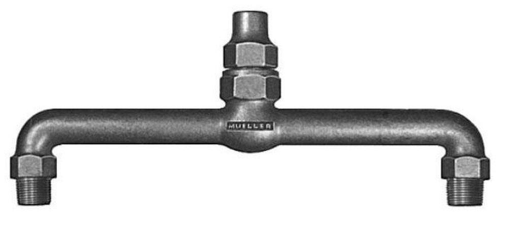 Mueller Company 1 x 1 x 3/4 in. Copper Flared x MIPT Water Service Brass U Branch Connector 