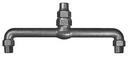Mueller Company 1 x 1 x 3/4 in. Copper Flared x MIPT Water Service Brass U Branch Connector 