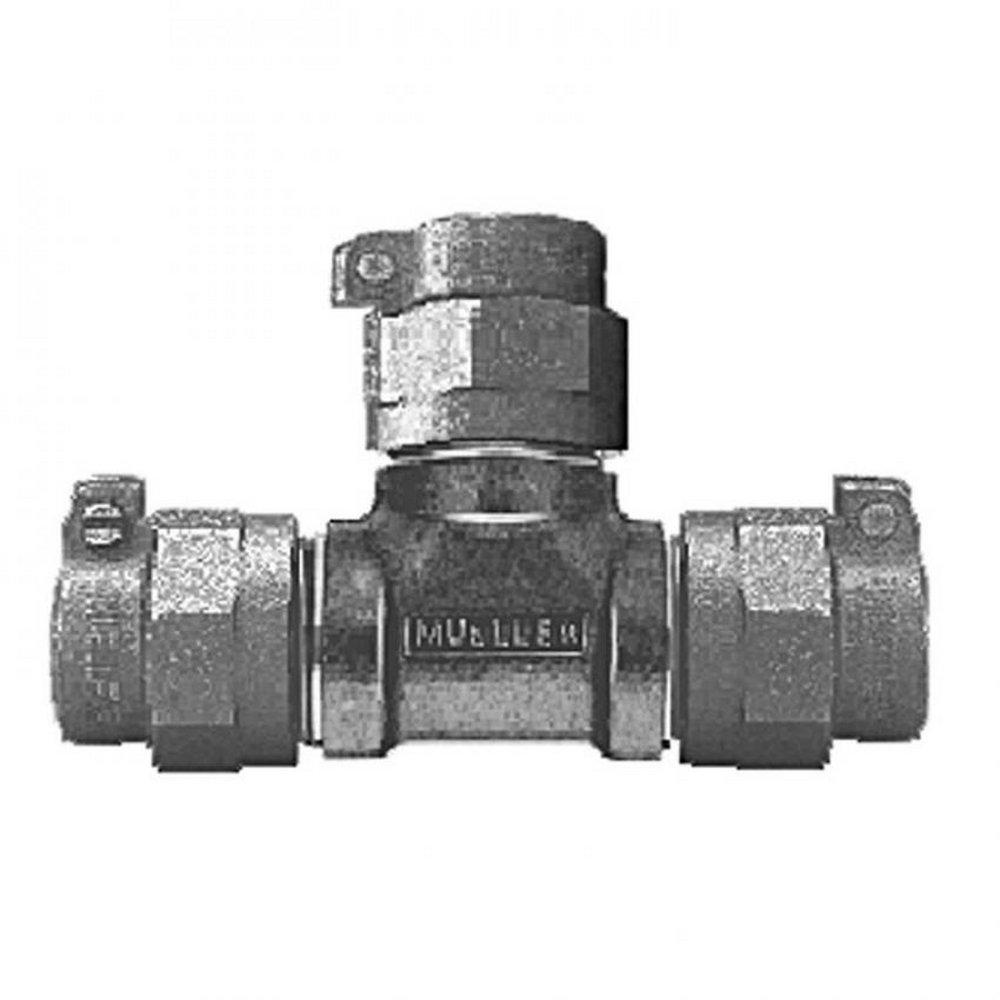 Mueller Company Pack Joint Water Service Brass Reducing Tee 