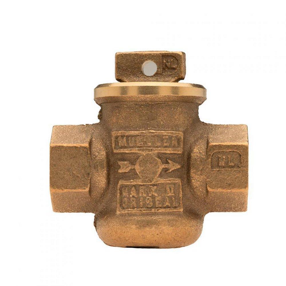 Mueller Company Flared x FIPT Brass Angle Check Valve 