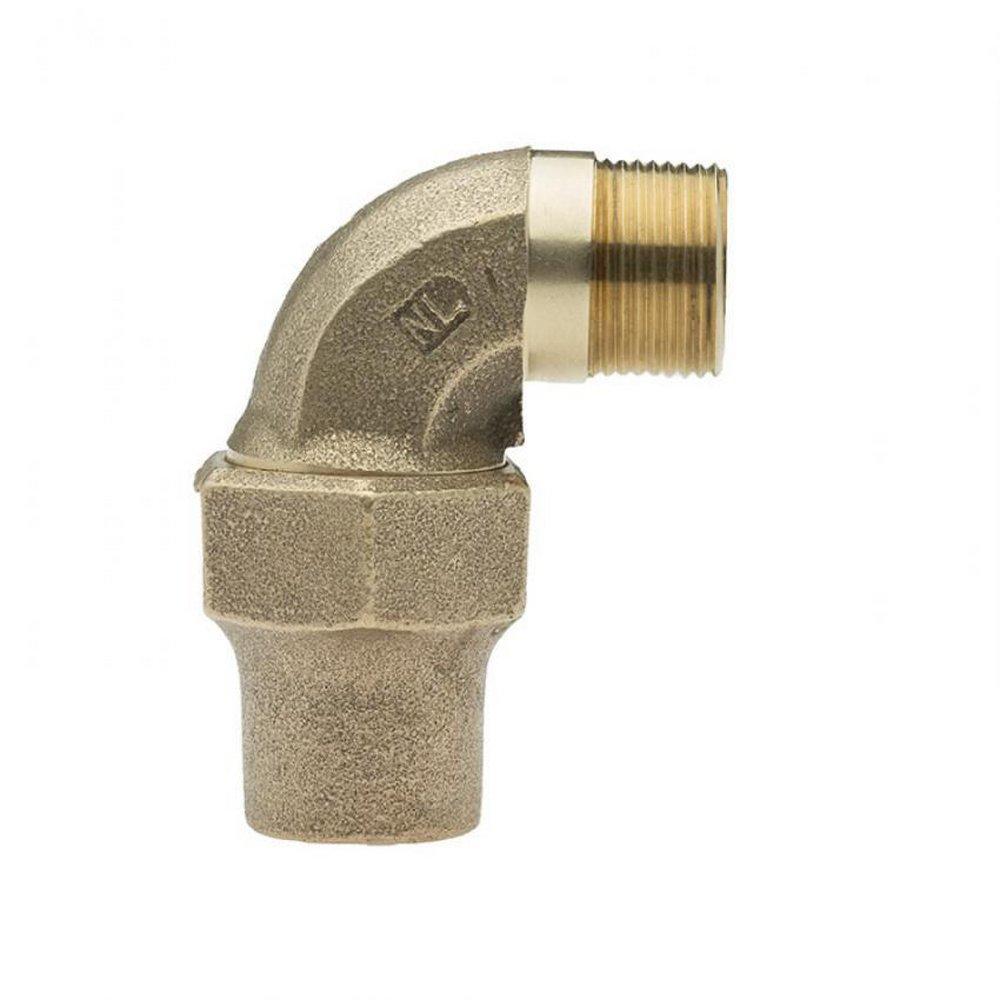 Mueller Company Copper Flared Nut x MIP Brass Coupling 