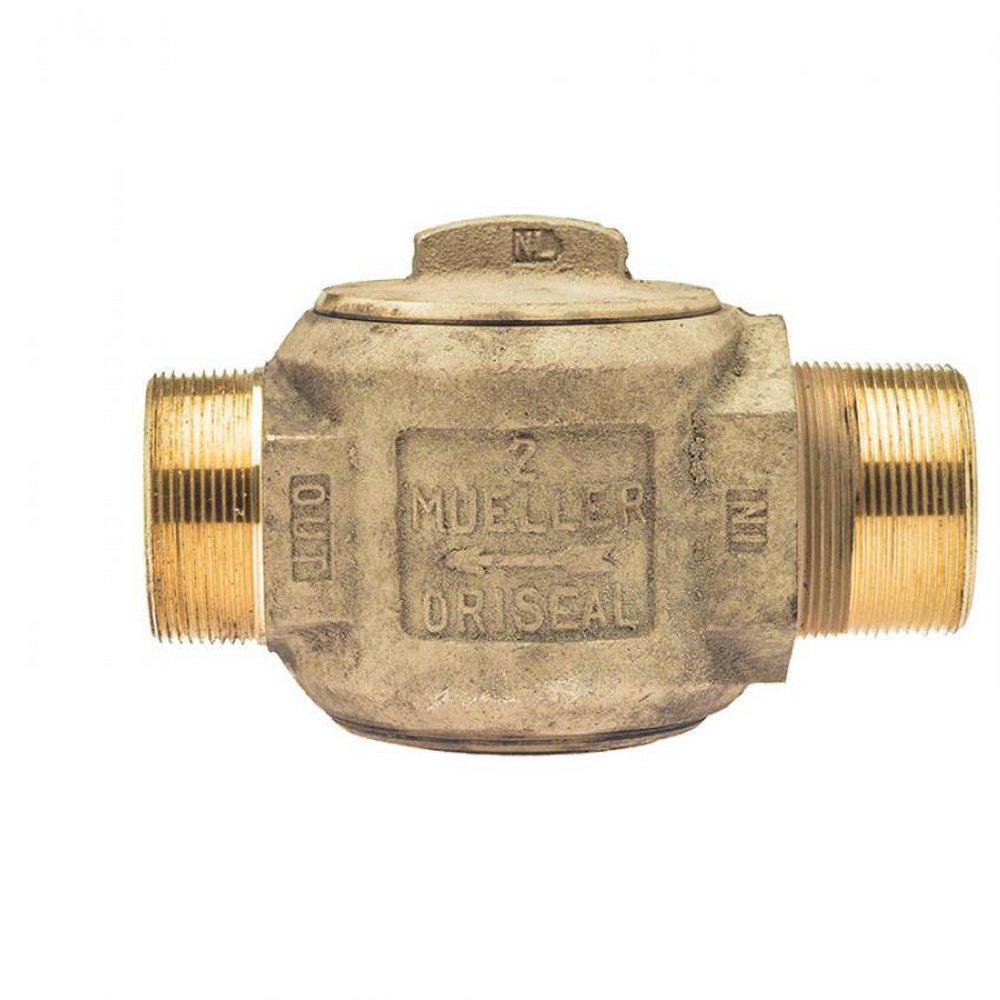 Mueller Company CC Taper Threaded x Threaded Brass Corporation Stop 