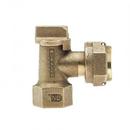 Mueller Company 3/4 in. CTS Pack Joint x Meter Swivel Brass Angle Meter Stop 
