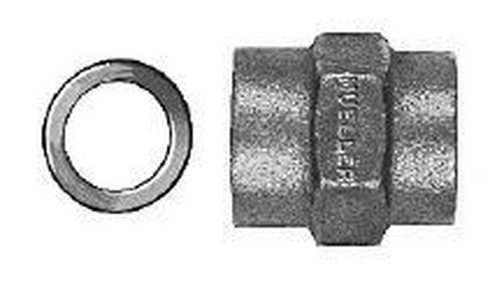 Mueller Company Female Flare x FIPT Brass Straight Coupling 