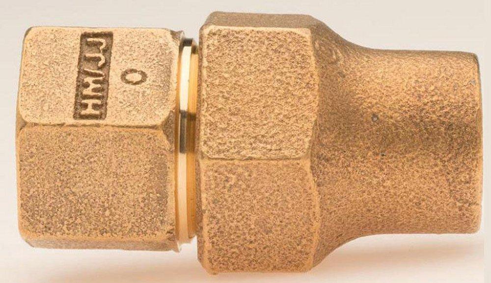 Mueller Company Copper Flared Nut x FIP Brass Coupling 