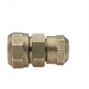 1 in. Pack Joint x Compression Brass Straight Coupling