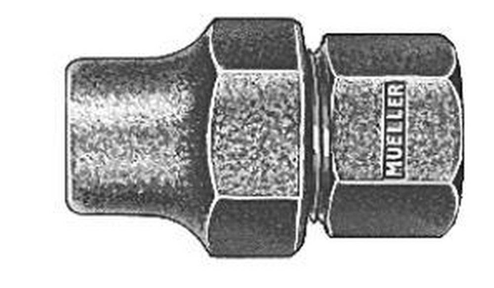 Mueller Company Copper Flared Nut x FIP Brass Coupling 