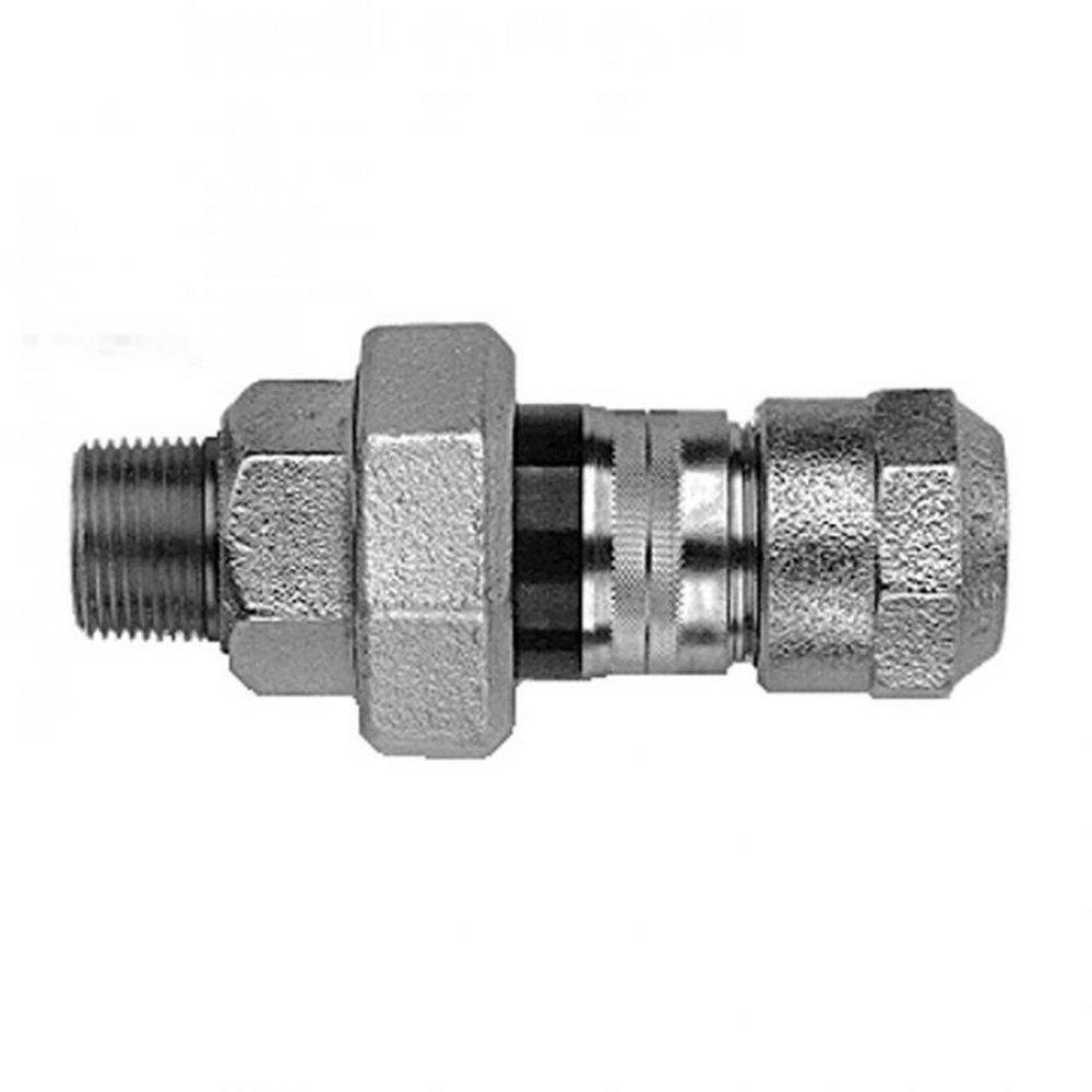 Mueller Company MIPT x CTS Compression Brass Straight Coupling 