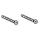 Moen Chrome Commercial Escutcheon Screw 