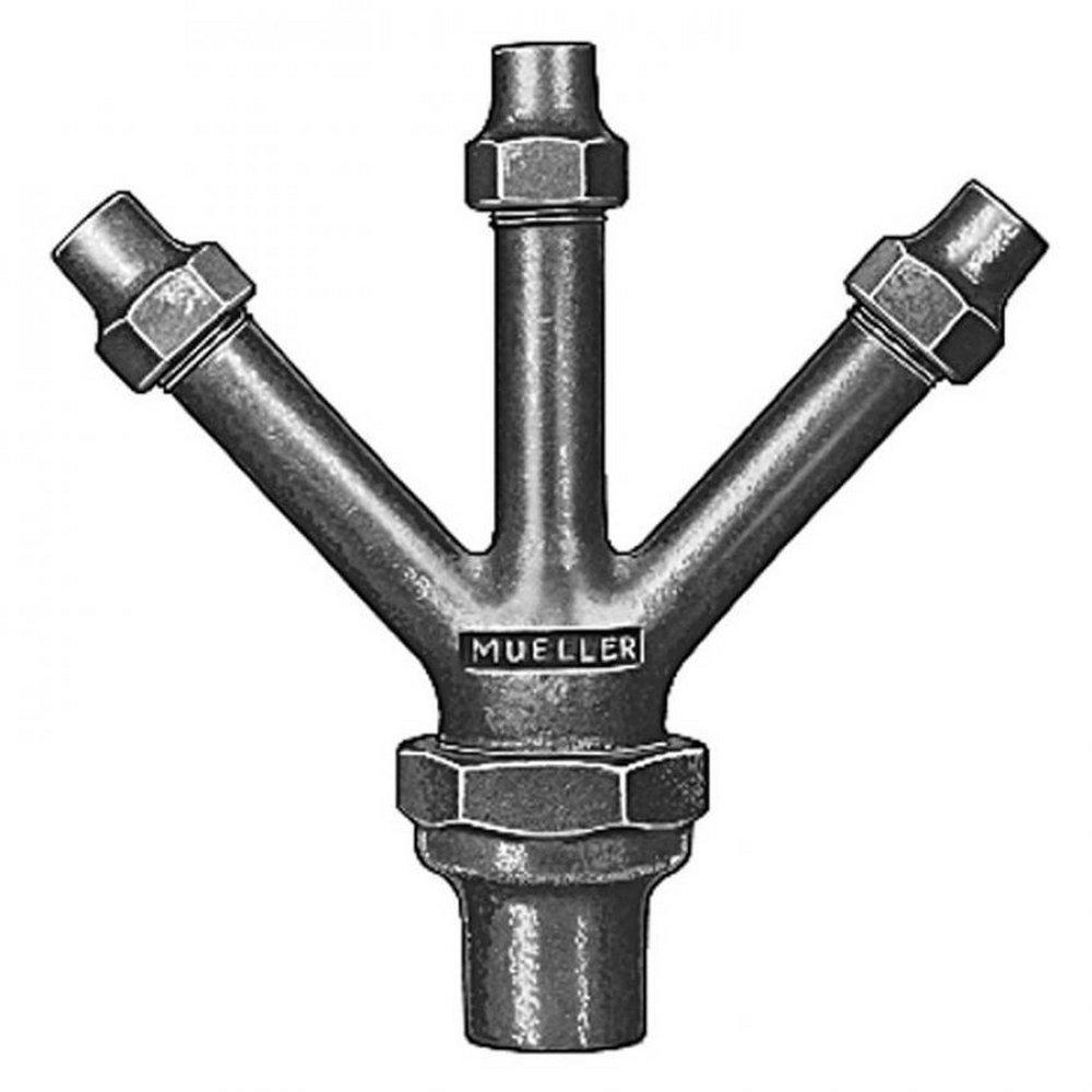 Mueller Company Flared Brass Wye Branch 