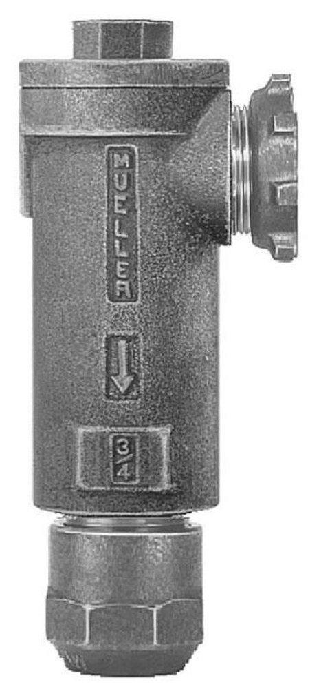 Mueller Company Lock Nut x CTS Compression Angle Check Valve 