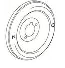 Moen Polished Brass Single Handle Tub and Shower Escutcheon 